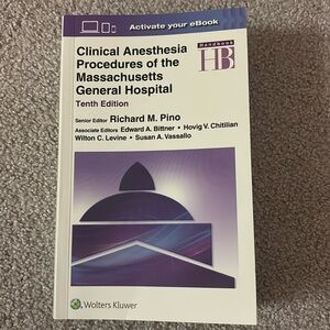 Clinical anesthesia procedures of the Massachusetts General Hospital